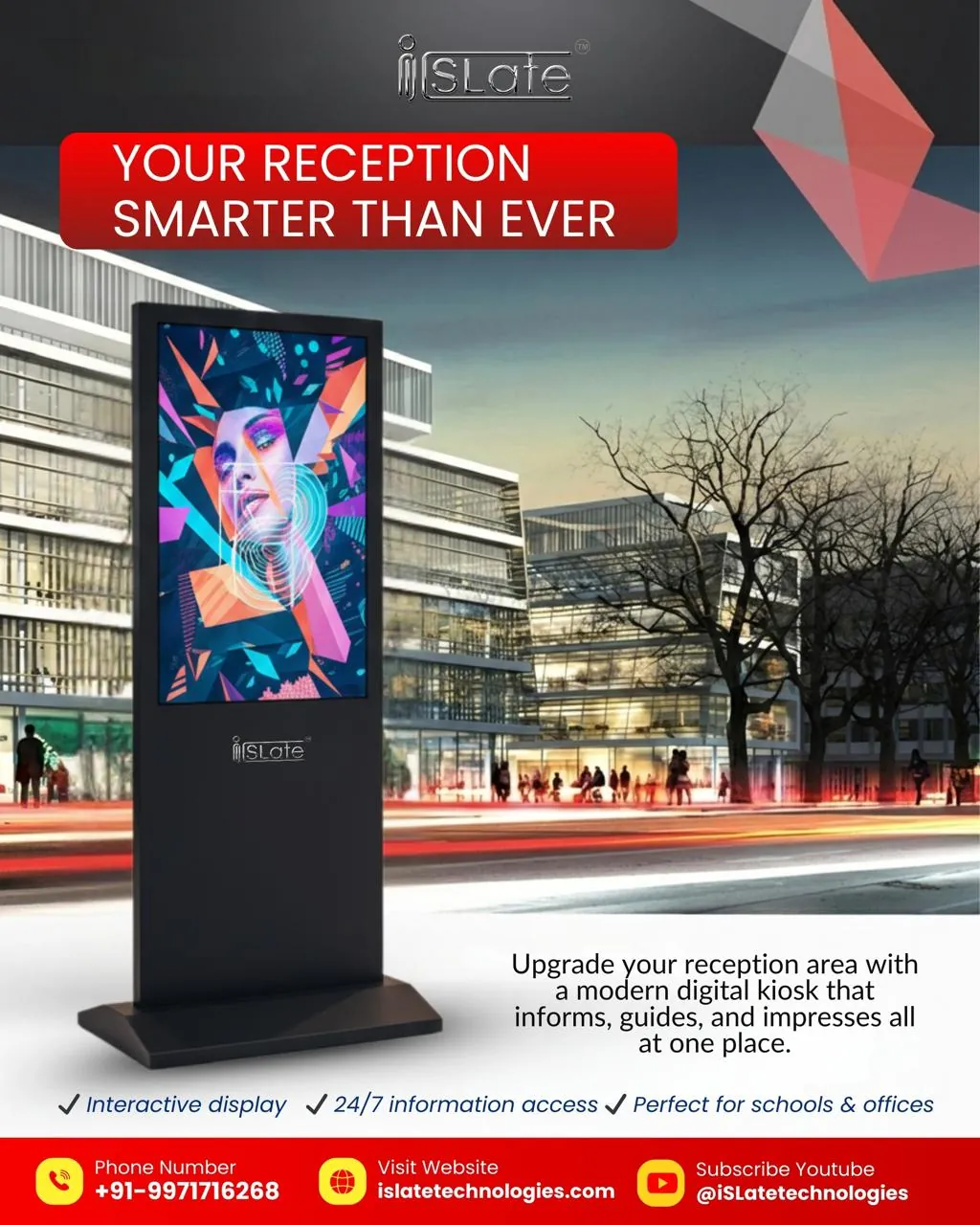 Digital reception kiosk concept